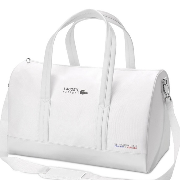 Lacoste Handbags - LACOSTE Weekender Gym Sports Duffle Bag